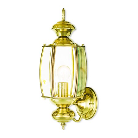 Livex Lighting 2119-02 Outdoor Lanterns, Polished Brass